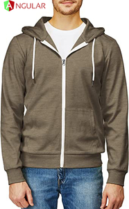 Chaqueta cálida de talla grande personalizada para hombre y mujer, nuevo diseño de moda, Sudadera con capucha, logotipo personalizado, bordado, para invierno - Product Image 3