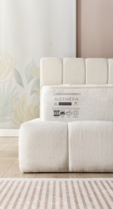 OEM Customizable Hypo-Allergenic <b>Mattress</b> Bedroom Set Furniture Modern Farmhouse Hotel Northern Rollpack Cardinya - Product Image 3