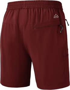 Pantalones cortos transpirables de alta calidad para hombre, pantalones cortos informales para gimnasio, nuevo diseño, pantalones cortos para correr, bolsillos en la cintura elástica - Product Image 2