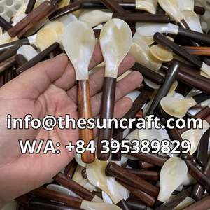 Handcrafted Mother of Pearl Spoon <b>MOP</b> Seashell Spoons Vietnam Manufacturer Wholesale Multicolor Cheap Price - Product Image 6