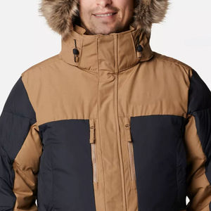 Venta al por mayor personalizado hombres Puffer chaquetas acolchado abrigo de invierno cálido a prueba de viento ligero Streetwear OEM ODM - Product Image 4