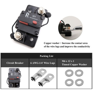 เบรกเกอร์ยานยนต์ T3เบรกเกอร์ HI Amperage เซอร์กิตเบรกเกอร์180A - Product Image 5