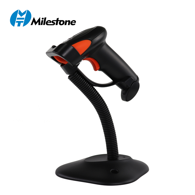 MHT-S20W Wireless 2D Barcode Scanner with Stand Automatic Sensing Scanning QR Handheld Barcode Scanner