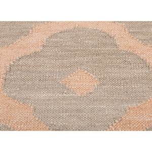 พรมขนสัตว์ทำมือสีเบจน้ำตาลลายเรขาคณิตทรงสี่เหลี่ยมผืนผ้าสำหรับตกแต่งบ้าน ห้องนั่งเล่น หรือห้องวัยรุ่น รุ่น ADWL-13130 - Product Image 3