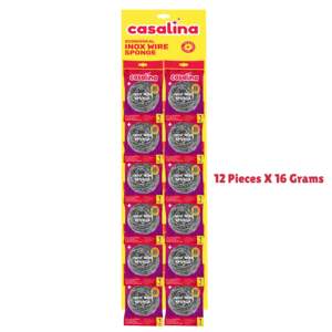 Casalina INOX เครื่องขัดแบบเกลียวขนาดใหญ่พิเศษเครื่องขัดการ์ดสแตนเลสสำหรับ12x40g ในครัว - Product Image 6