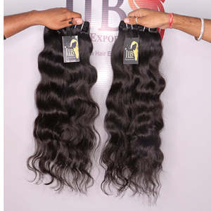 Paquets de cheveux humains vierges non transformés indiens et HD 6x6 13x6 dentelle frontale fermeture perruque temple paquets de cheveux bruts - Product Image 1