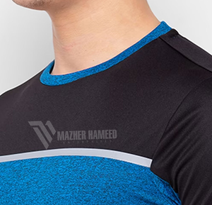 T-shirt pour hommes à la mode T-shirt en tissu de coton doux brodé de logo personnalisé pour un confort quotidien - Product Image 5