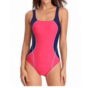 ชุดว่ายน้ำวันพีซสำหรับผู้หญิงชุดว่ายน้ำสำหรับแข่งโลโก้ออกแบบโลโก้ของคุณเอง - Product Image 5