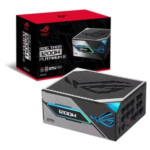 Fuente de Alimentación para PC ROG <span class=keywords><strong>THOR</strong></span> III 1200 Platinum 80+ de Nuevo Lanzamiento en 2025 con Pantalla OLED Magnética para Computadoras de Escritorio para Juegos - Product Image 1
