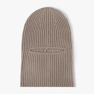 หมวกบีนนี่สำหรับฤดูหนาวหมวกถักนิตติ้งที่มีโลโก้ตามสั่งหมวกมีขอบแบบนุ่มทำจากอะคริลิค - Product Image 2