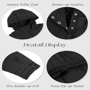 Men's Premium Quality Winter Puffer Jacket New Design Zipper Closure Vintage Style Solid <b>Denim</b> <b>Fabric</b> Washed Techniques Latest - Product Image 4