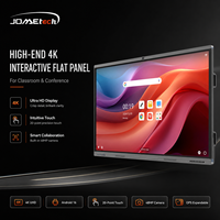 Tableau blanc interactif LCD 65 75 86 pouces, écran tactile intelligent 4K UHD, affichage 16:9, garantie 1 an, éducation, réunion