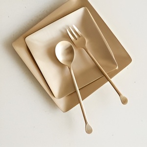 Juego de cuchara y tenedor de Metal moderno y decorativo, cubiertos de nuevo diseño, cubiertos para utensilios de cocina, hoteles y bodas - Product Image 4