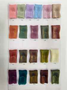 Tissu 100% satin - Finition métallique Doux et brillant Poids moyen Tissé uni Nylon pour robes et vêtements pour femmes et filles - Product Image 2