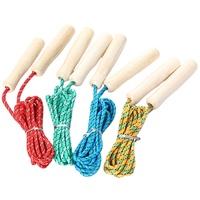 Cuerda de Saltar con Mango de Madera y Logotipo Personalizado para Boxeo, Fitness, Ejercicio, Gimnasio, Deportes, Alta Calidad, Portátil, Longitud Ajustable