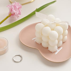 [FENICE] HEART TRAY (136*125*12mm) Storage Trays Soft Texture Lightness Modern Design Living Room Table <b>Organizing</b> Jewelry Tools - Product Image 4