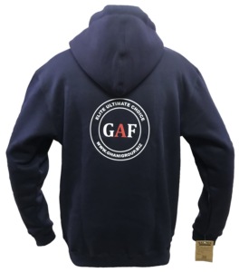 GAF Street Hombres de alta calidad en blanco grueso Fleece de gran tamaño personalizado impreso Logo Hombres Sudaderas con capucha y sudaderas - Product Image 2