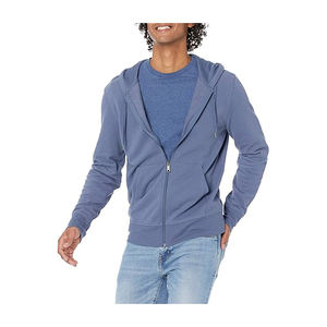 เสื้อฮู้ดซิปรูดซิปของผู้ชายผ้าฝ้ายออร์แกนิก100% สำหรับฤดูหนาว - Product Image 1