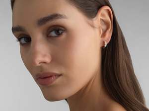 Pendientes de Aro con Diamantes Cultivados en Laboratorio con Corte de Pera, Certificados por IGI, Chapados en Oro Rosa, Joyería para Mujer, Regalo para Bodas y Fiestas - Product Image 3