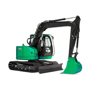 รถขุดตีนตะขาบคูโบต้า KX080-3 บุ้งกี๋ 0.12 ลบ.ม. กำลังขุดสูง สีดำ รถขุดขนาดเล็ก - Product Image 1