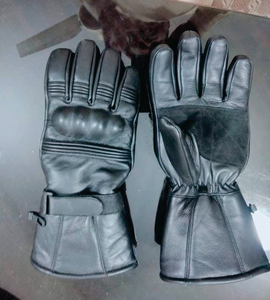Gants en cuir PU imperméables confortables unisexes pour toutes les saisons pour hommes et femmes Poignée durable personnalisée pour la conduite à moto en été - Product Image 6