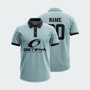 Diseña tu propia camiseta polo personalizada por sublimación para hombre en gran cantidad logotipo bordado personalizado camisas polo regulares para hombre - Product Image 4