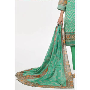 Conjunto de Shalwar Kameez de 3 Piezas para Mujer, Bordado Completo, de Alta Calidad, Secado Rápido, Ligero, para Todas las Temporadas, MOQ Bajo, Estilo Indio, 2025 - Product Image 5