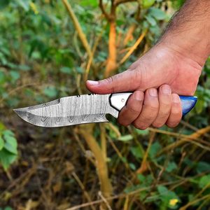 Cuchillo de Caza y Camping Multifuncional de Acero de Damasco de Grado Industrial Hecho a Mano de Alta Calidad, Diseño Personalizable, Garantía de 3 Años - Product Image 3