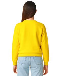 Sudadera para Mujer, Amarillo Brillante, Felpa, Lisa, OEM, Impresión de Logotipo Personalizado, Ropa Casual de Invierno, 100% Algodón, Oferta - Product Image 4