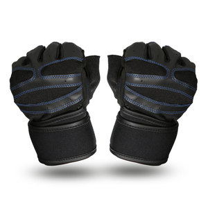 Gants de fitness demi-doigts sur mesure les plus vendus, en cuir confortable, avec sangle de poignet réglable, unisexe, pour la musculation, faible MOQ - Product Image 2