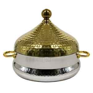 Design royal plaqué or et durable, la casserole ronde en métal parfaite pour chaque repas et occasion - Product Image 5