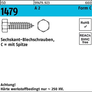 Tornillos Autorroscantes ISO 1479 Punta Hexagonal C 3.9 X 19 A2 1000 Piezas - Product Image 1