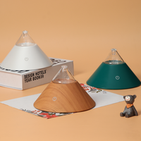 Fabricant chinois nouvelle saison Oem Grain de bois Ce Rohs plastique verre Mini ultrasonique sans eau aromathérapie Air diffuseur d'arôme