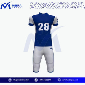 Camisetas de fútbol americano hechas a medida, conjuntos de uniformes sublimados transpirables, equipos impresos, envío de DHL, cobertura mundial personalizada - Product Image 2