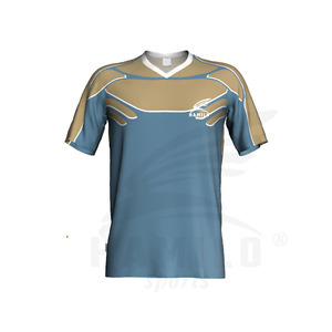 เสื้อฟุตบอลผู้ใหญ่โพลีเอสเตอร์ 100% แบบสั่งทำพิเศษ ไซส์ใหญ่ ชุดกีฬากลางแจ้ง พิมพ์โลโก้ทีม พิมพ์ชื่อแบบดิจิทัล ทรงสั้น สำหรับฤดูร้อน - Product Image 1