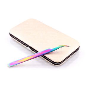 Professional Multi-Color Boot Volume Lash Tweezers Set 2 Pieces High Quality <b>Eyelash</b> Use Private Label <b>Beauty</b> <b>Tools</b> Packaging - Product Image 2