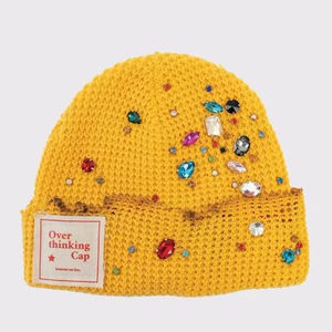 Gorro de Invierno Clásico Unisex de Punto, Suave, Cálido, Transpirable, Impermeable, Ajuste Flexible para Uso Diario - Product Image 1