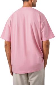 Camiseta 100% de algodón de alta calidad para hombre, camiseta de manga corta holgada de gran tamaño con cuello redondo - Product Image 4