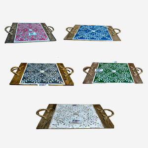 Bandeja de bambú impresa personalizada para desayuno, aperitivos, venta al por mayor - Product Image 6