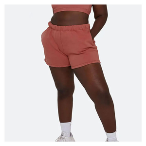 Pantalones cortos informales para mujer, tejido de mezcla de algodón transpirable, elegante estampado, pantalones cortos informales para mujer, estampado moderno para la temporada de verano - Product Image 3