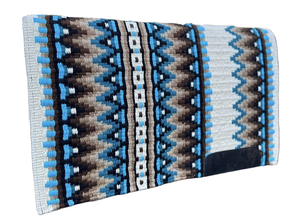 Almohadillas de sillín occidental ecuestre Boho Chic, patrón de moda, tejido y espectáculo moderno, manta de sillín occidental Chic - Product Image 4