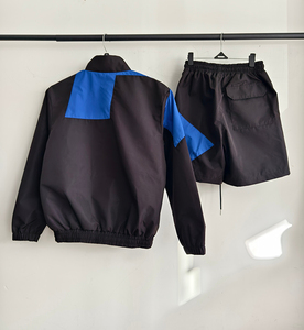 Ensemble de survêtement d'entraînement personnalisé STITCHMODE, coupe confortable, respirant, coupe-vent, vêtements d'entraînement de printemps, vestes et shorts, ensembles 2 pièces - Product Image 6