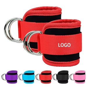 Correas de Tobillo de Neopreno con Anillo en D para Entrenamientos de Gimnasio, Glúteos y Fortalecimiento de Piernas, Tobilleras Ajustables para Máquina de Cable - Product Image 4