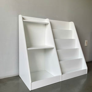 Wood MDF <b>Bookcase</b> Home Storage <b>Bookshelves</b> Bedroom Cabinets Modern Furniture Design - Product Image 3