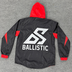 Veste coupe-vent officielle de l'équipe de Columbus avec logo personnalisé, fermeture à demi-zip, style décontracté pour la saison hivernale - Product Image 4