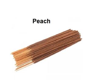 Suministro al por mayor de varillas de incienso de melocotón natural Uso aromático de madera marrón a precio líder - Product Image 1
