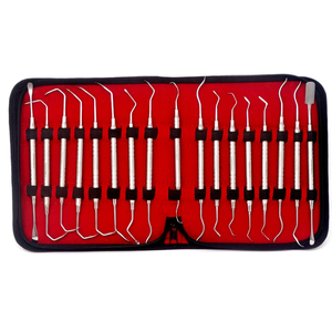 Ensemble d'instruments chirurgicaux pour implants dentaires Sinus Lift manuel Surtechs, 17 pièces, certifié CE - Product Image 1