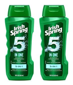 <b>5</b> <b>in</b> <b>1</b> Shower Gel <b>Shampoo</b> Conditioner Body Wash Face Cleanse Deodorizer Travel Size for Men - Product Image 1