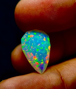 5.9cts- Absolute Pin Fire Ethiopian Welo Opal Pierre précieuse à facettes pour la fabrication de bijoux et l'emballage de fil EPO-469 de pierres précieuses d'opale en vrac - Product Image 4