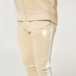 2025 chándal con logotipo personalizado para hombres, conjunto de Jogger de algodón 100% ecológico, nuevo diseño, colección de invierno, venta al por mayor de fábrica - Product Image 4